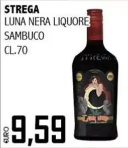 Big Food Strega Luna Nera Liquore Sambuco offerta