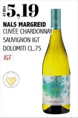 Big Food Nals Margreid Cuvée Chardonnay Sauvignon IGT offerta