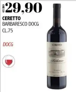 Big Food Ceretto Barbaresco DOCG offerta