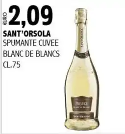 Big Food Spumante cuvee blanc de blancs Sant'Orsola offerta