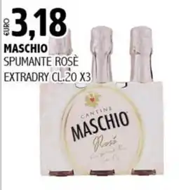 Big Food Spumante Rosè Maschio offerta