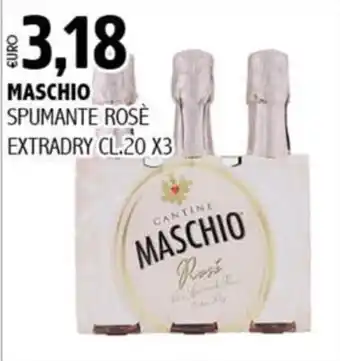 Big Food Spumante Rosè Maschio offerta