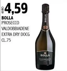 Big Food Bolla Prosecco Valdobbiadene Extra Dry DOCG offerta