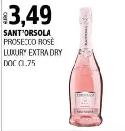 Big Food Sant'orsola prosecco rosè luxury extra dry offerta