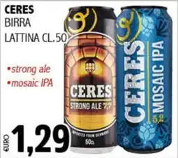 Big Food Ceres birra lattina offerta