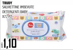 Big Food Trudy salviettine imbevute detergenti baby offerta