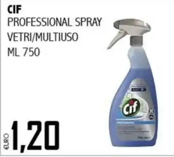 Big Food Cif professional spray vetri/multiuso offerta