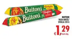 Decò Local Buitoni pasta brisée/sfoglia offerta