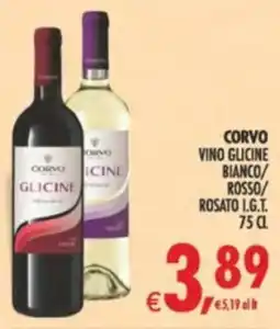 Decò Local Corvo vino Glicine offerta
