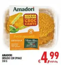 Decò Local Amadori ortaiola con spinaci offerta