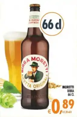 Decò Local Moretti Birra offerta