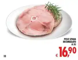 Decò Local Pesce spada decongelato offerta