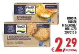 Decò Local Frosta burger di salmone/merluzzo offerta
