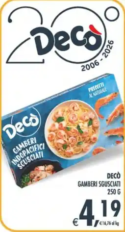 Decò Local Decò gamberi sgusciati offerta