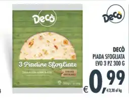 Decò Local Decò Piada Sfogliata EVO offerta