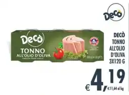 Decò Local Decò tonno all'olio d'oliva offerta