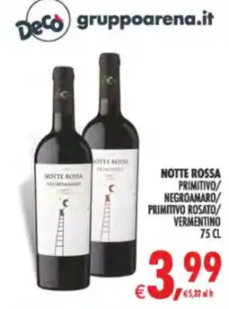 Decò Local Notte Rossa offerta