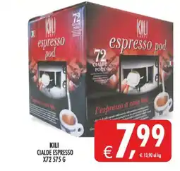 Decò Local Kili cialde espresso offerta