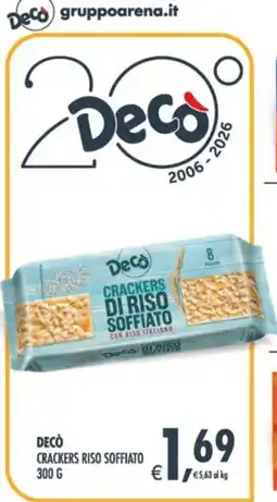 Decò Local Decò Crackers Riso Soffiato offerta
