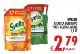 Decò Local Svelto ricarica detersivo piatti aceto/limone offerta