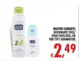 Decò Local Neutro Roberts deodorante offerta