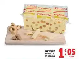 Deco Market President Emmental offerta