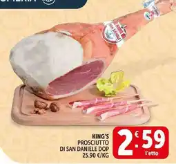 Deco Market King's prosciutto di san daniele dop offerta