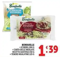 Deco Market Bonduelle carta delle insalate offerta
