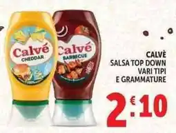 Deco Market Calvé salsa top down offerta
