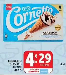 Deco Market Cornetto Classico offerta