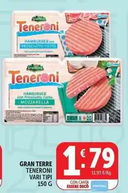 Deco Market Teneroni Hamburger con Prosciutto Cotto offerta