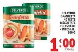 Deco Market Delverde Granfetta offerta