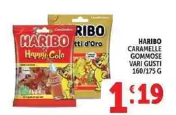 Deco Market Haribo caramelle gommose vari gusti offerta
