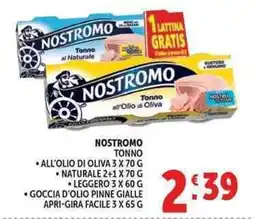Deco Market Nostromo Tonno all'Olio di Oliva offerta