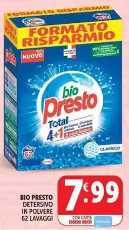Deco Market Bio Presto detergente in polvere offerta