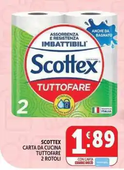 Deco Market Scottex carta da cucina tuttofare offerta