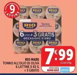 Deco Market Tonno all'olio di oliva Rio Mare offerta