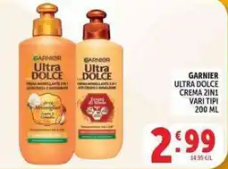 Deco Market Garnier Ultra Dolce Crema 2in1 offerta