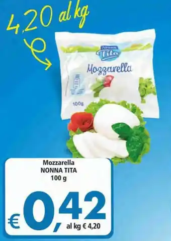 Alter Discount Nonna Tita Mozzarella 100g offerta