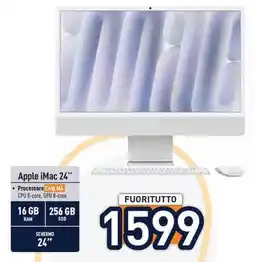 Unieuro Apple iMac 24" offerta
