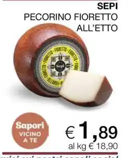 Coop SEPI PECORINO FIORETTO ALL’ETTO offerta