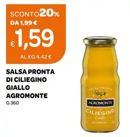 Ekom Salsa pronta di ciliegino giallo Agromonte offerta