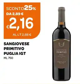 Ekom Sangiovese Primitivo Puglia IGT offerta