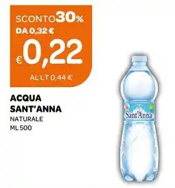 Ekom Acqua Sant'Anna naturale offerta