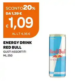 Ekom Energy drink Red Bull offerta