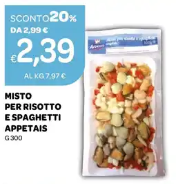 Ekom Misto per risotto e spaghetti Appetais offerta
