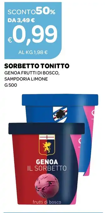 Sorbetto Tonitto