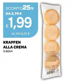 Ekom Krapfen alla crema offerta