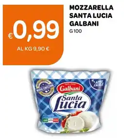 Ekom Mozzarella Santa Lucia Galbani offerta