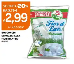 Ekom Bocconcini di mozzarella fior di latte offerta